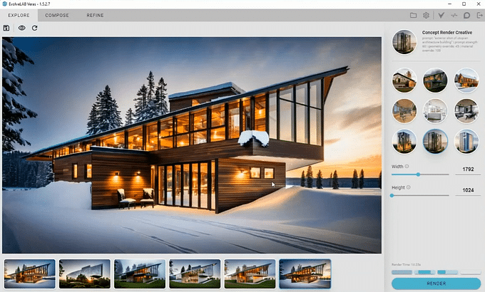نموذج معماري بتفاصيل هندسية دقيقة.