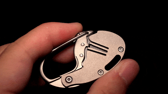 HatchBlade folded as a smooth, round egg