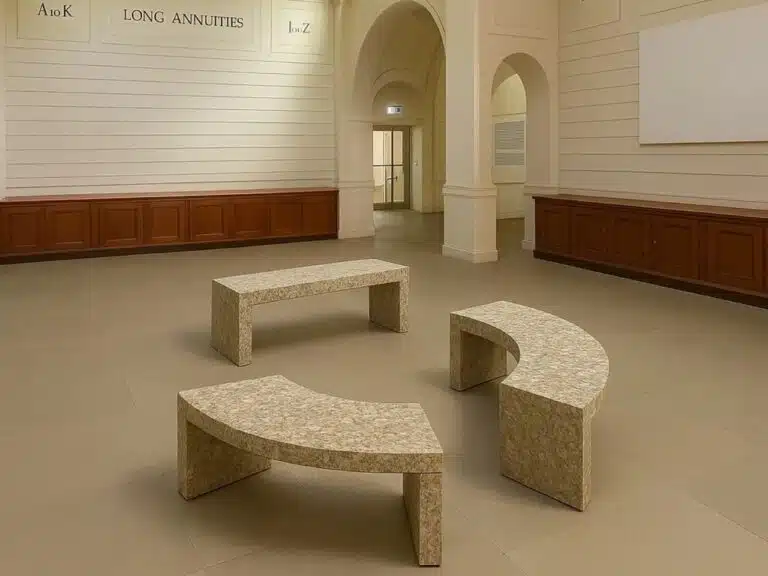 Reconstructing Value turns banknotes into benches