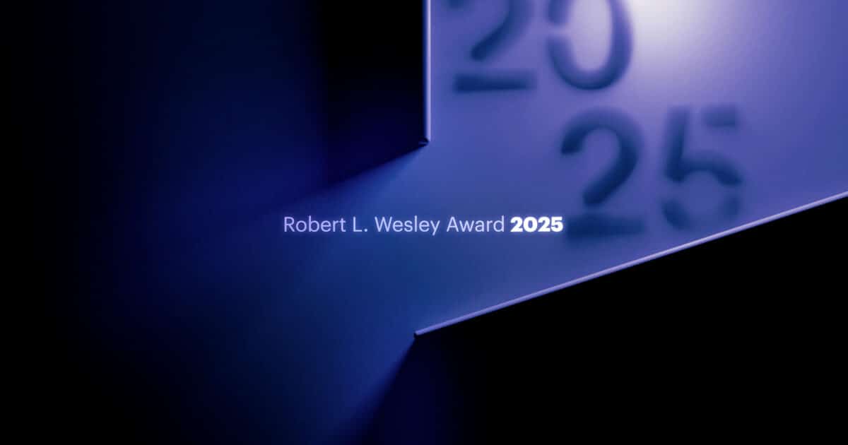 Robert L. Wesley Award 2025