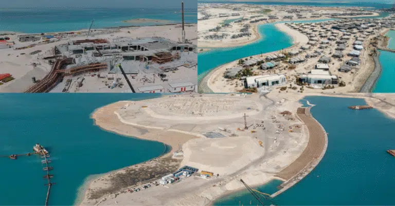 ملامح معمارية تتكشف في منتجع فاينا على جزيرة شورى بالبحر الأحمر