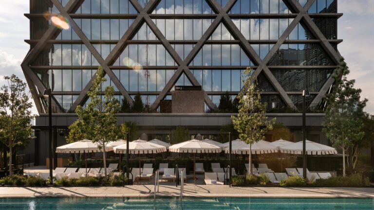 Concrete Exoskeleton Architecture: A Case Study in Urban Hospitality