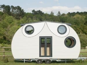 Tiny Binocles tiny houses with rounded windows