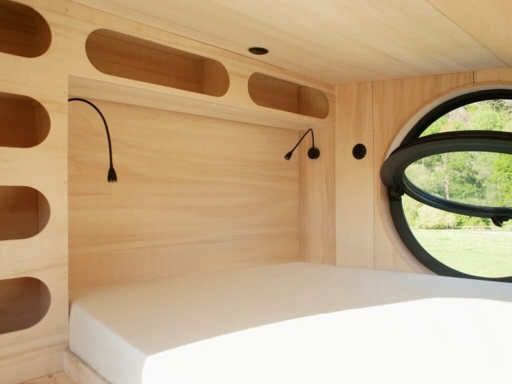 Tiny Binocles tiny houses with rounded windows