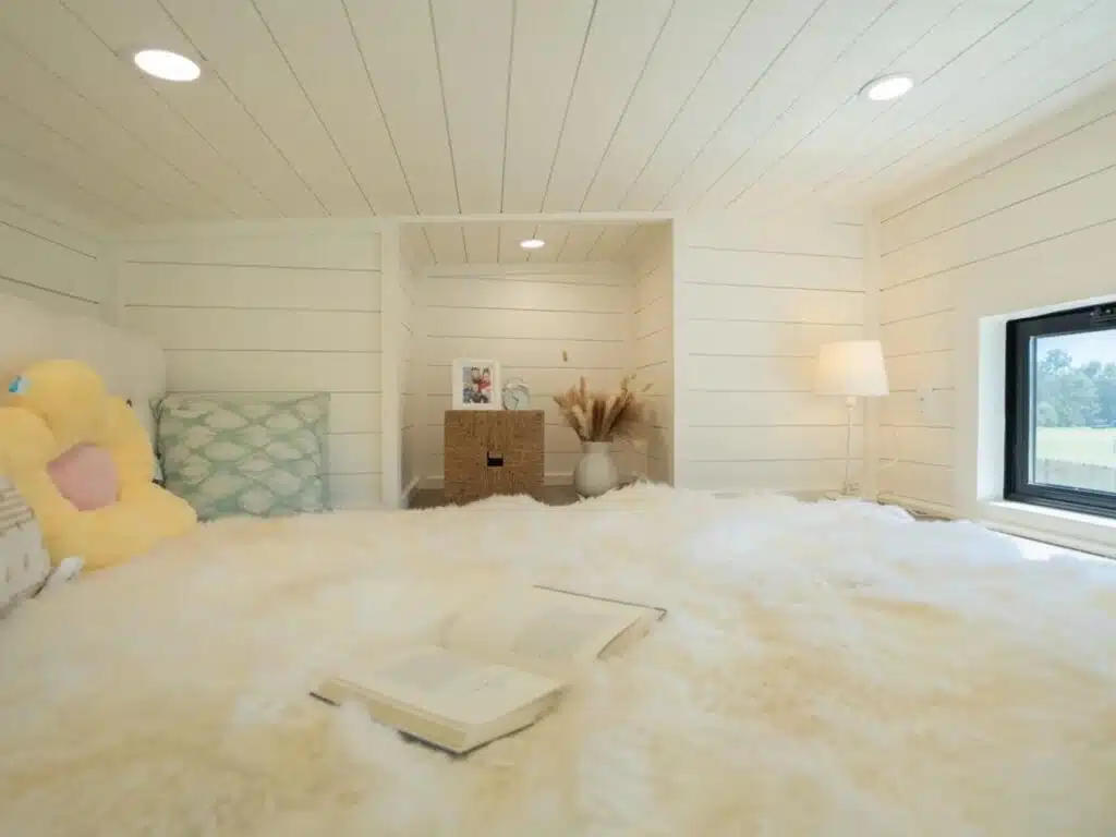 Interior layout highlighting bedroom distribution and natural lighting in Webster home