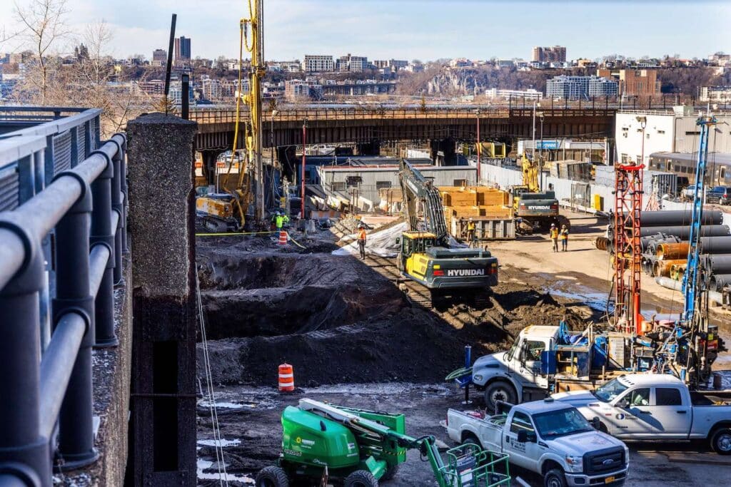 أعمال حفر مشروع أنفاق هادسون لربط نيوجيرسي ومانهاتن