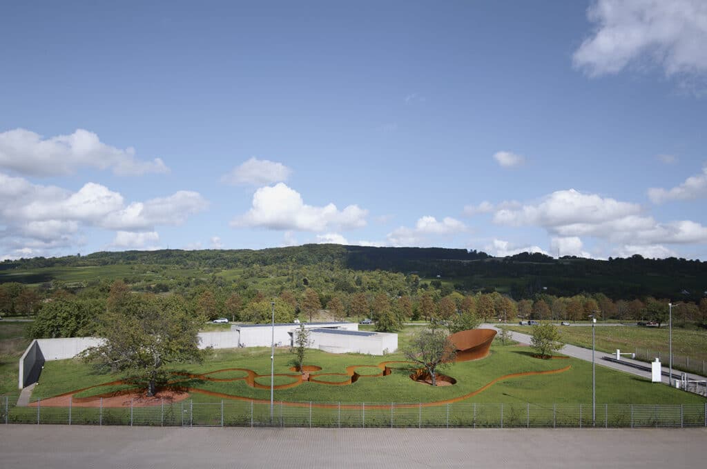 Sustainable smart district in Copenhagen blending green spaces with modern architecture