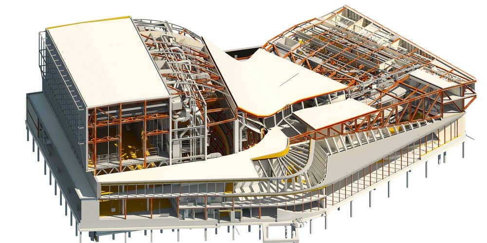 Architectural framework based on modular construction