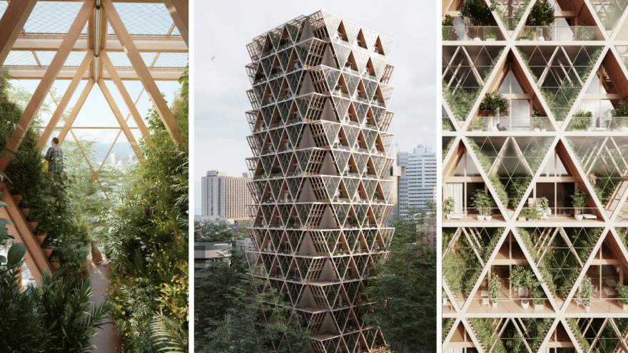 Architectural framework based on modular construction