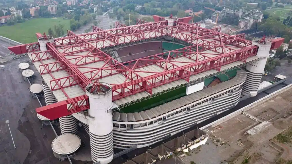 تصور داخلي لاستاد ميلانو الجديد يركز على راحة الجماهير وتجربة المباريات.