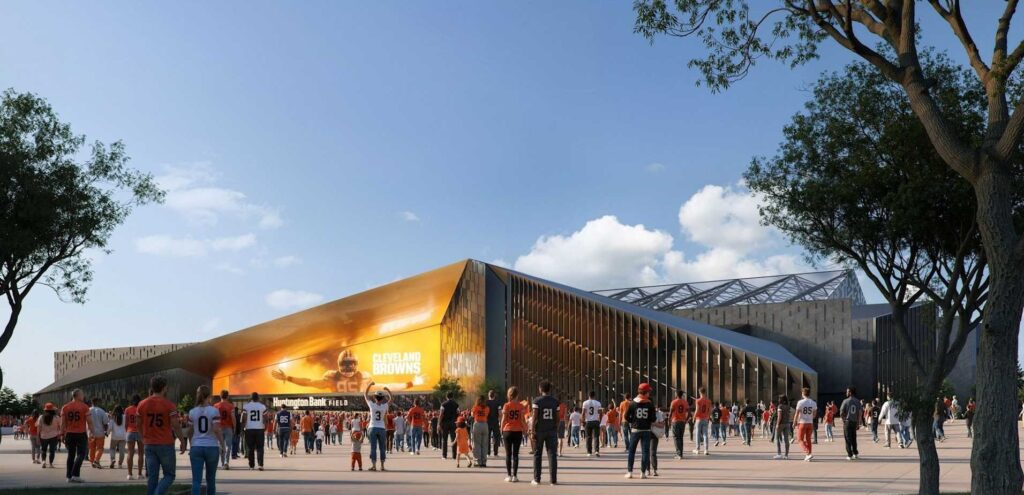 عرض ثلاثي الأبعاد لملعب "سوبر ثياتر" في أوهايو