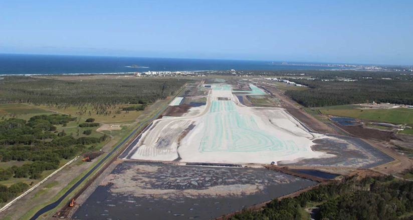 Diagram showing the planned terminal expansion, including new gates and facilities