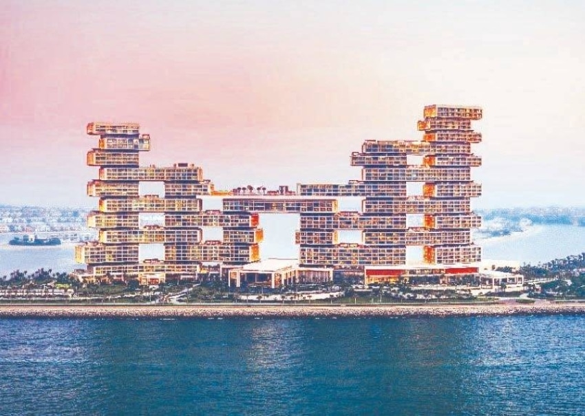 Unique design of Atlantis The Royal in Dubai showcasing peak architectural luxury