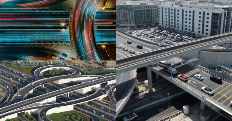 Opening of a 300 Metre Single Lane Bridge on Sheikh Zayed Road