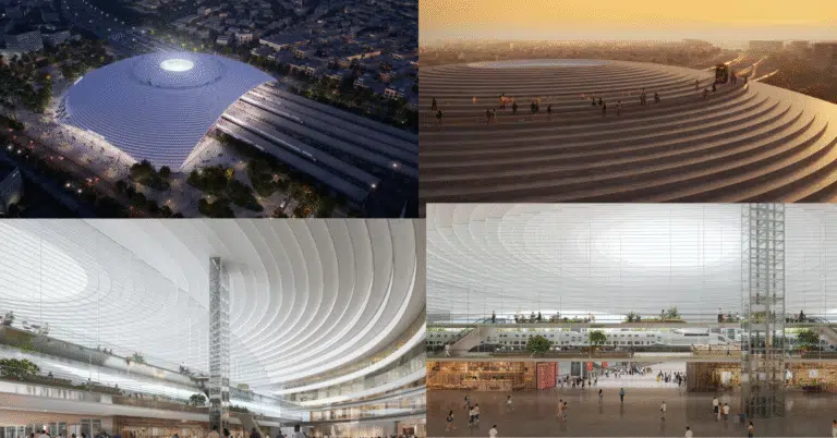 New Casa Sud Train Station in Casablanca Merging Infrastructure with Civic Design