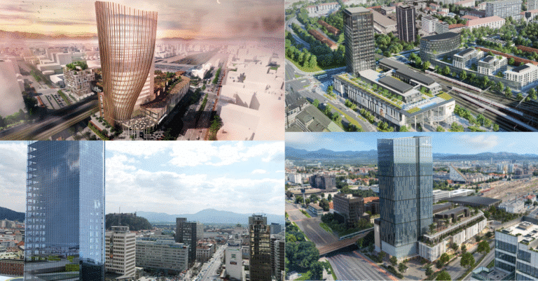 برج جديد يعيد رسم أفق ليوبليانا بارتفاع مئة متر