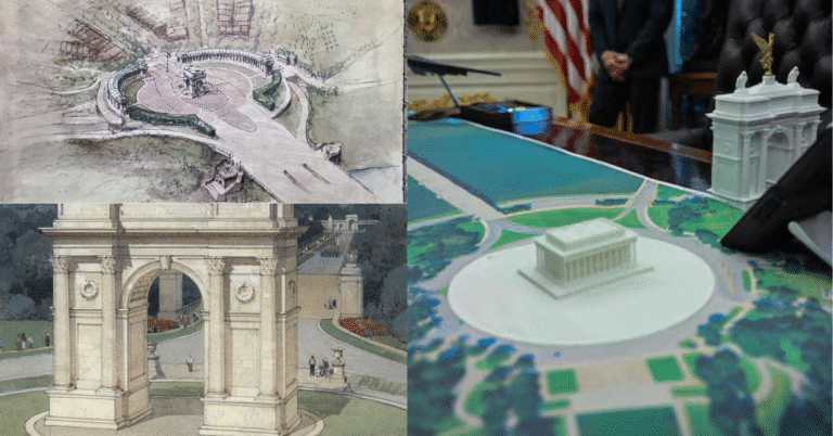 Proposal to Build a New Triumphal Arch near Arlington Cemetery Sparks Debate in Washington