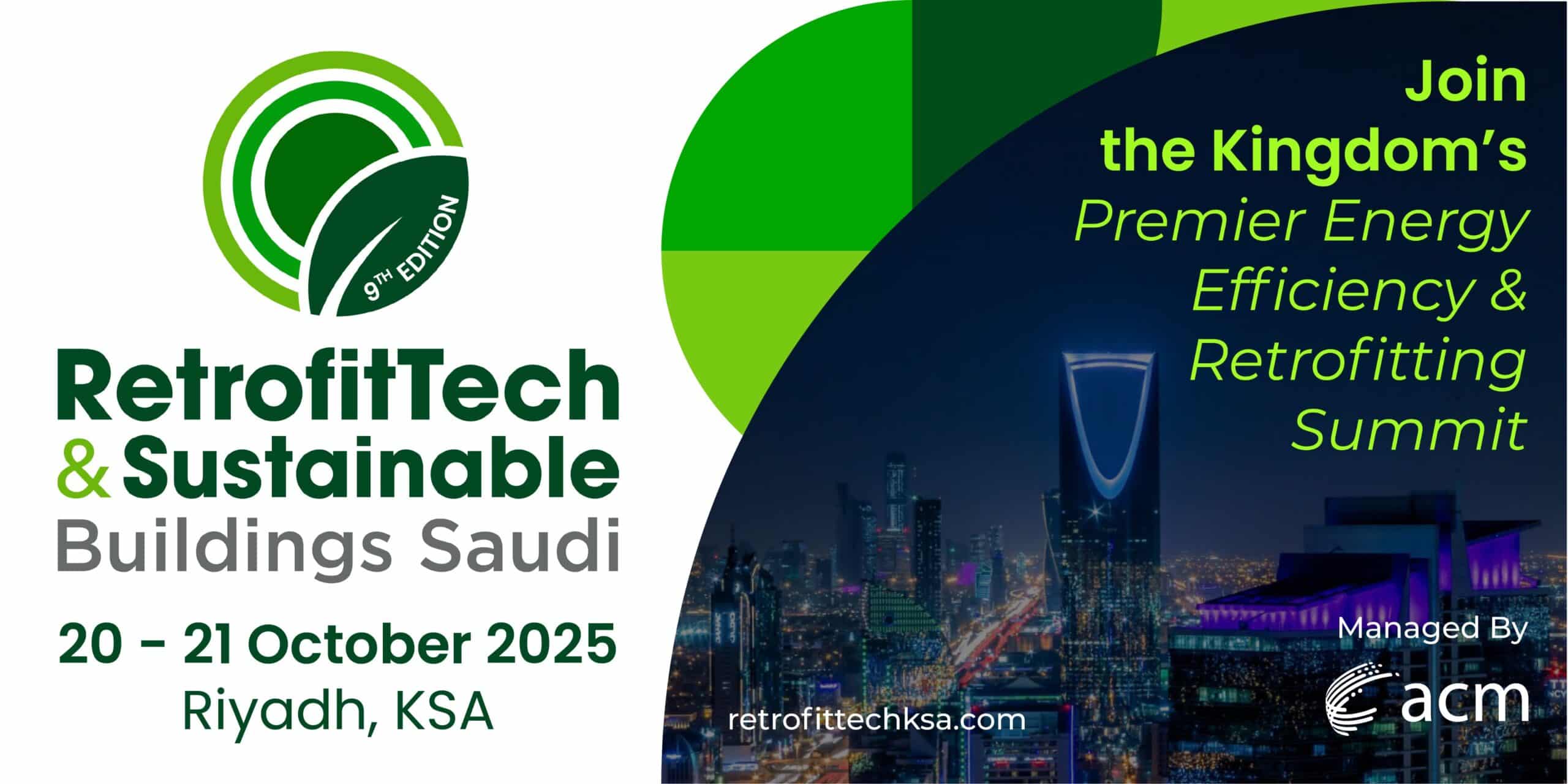 Sustainable Buildings and RetrofitTech Saudi Summit 2025