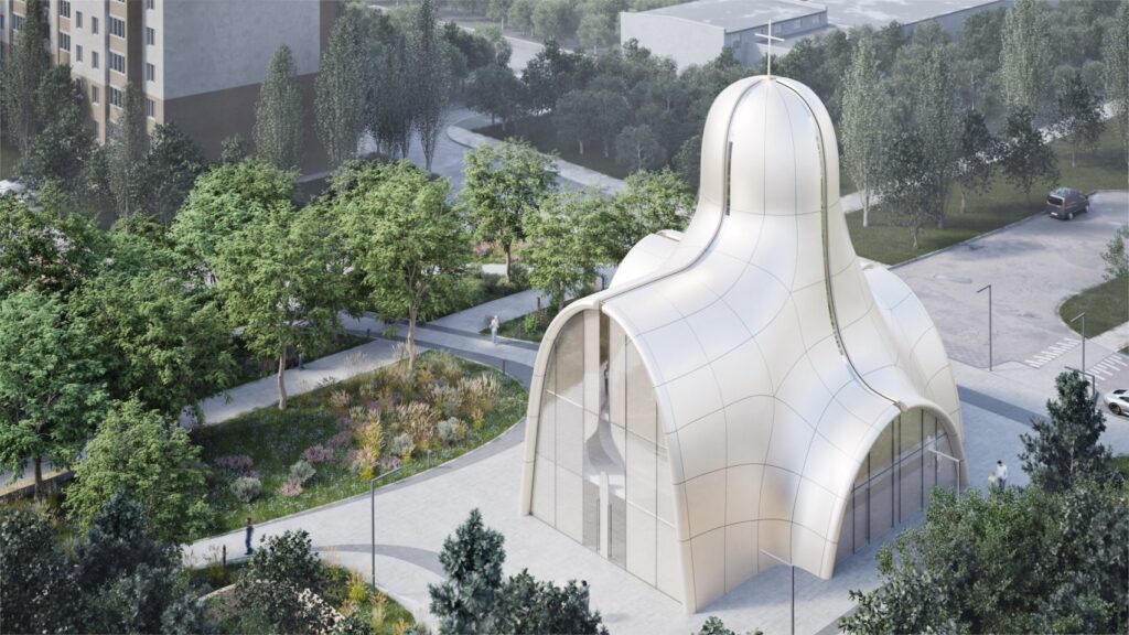 Holy Trinity Church by Aranchii Architects in Kyiv