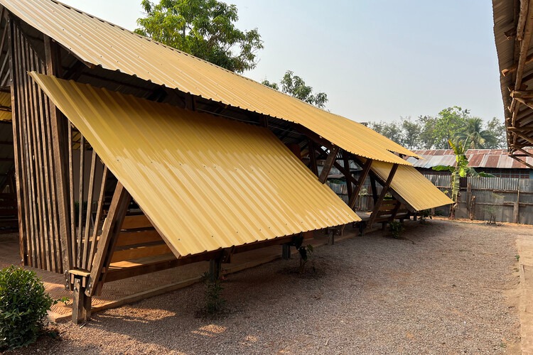 Entrance of Irrawaddy Flower Garden School for Burmese Migrants in Thailand