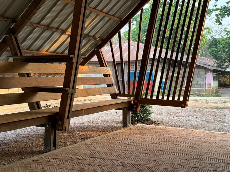 Entrance of Irrawaddy Flower Garden School for Burmese Migrants in Thailand