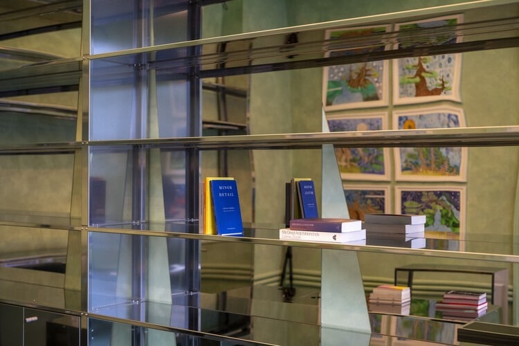 Exterior view of Ibraaz building showcasing modern architecture and cultural interaction