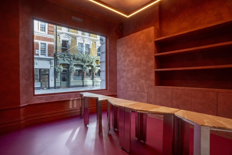 Exterior view of Ibraaz building showcasing modern architecture and cultural interaction