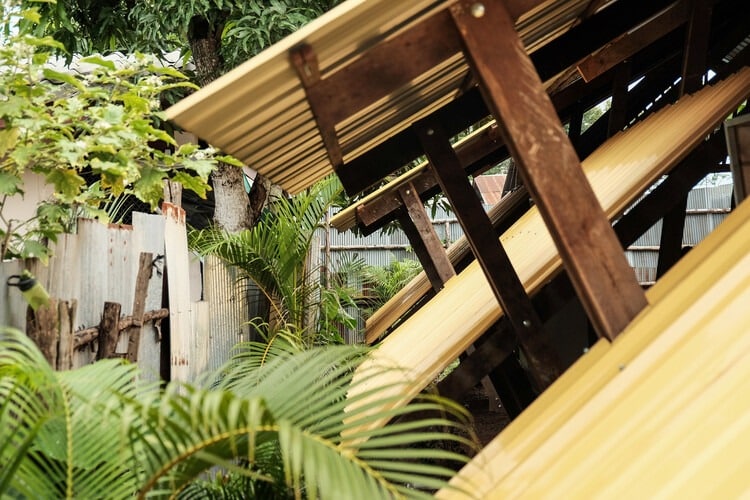 Entrance of Irrawaddy Flower Garden School for Burmese Migrants in Thailand