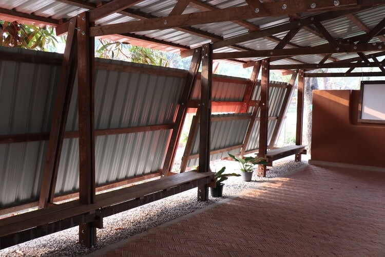 Entrance of Irrawaddy Flower Garden School for Burmese Migrants in Thailand