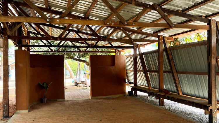 Entrance of Irrawaddy Flower Garden School for Burmese Migrants in Thailand