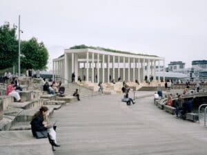 Sydney Pier Pavilion with a nature-inspired roof