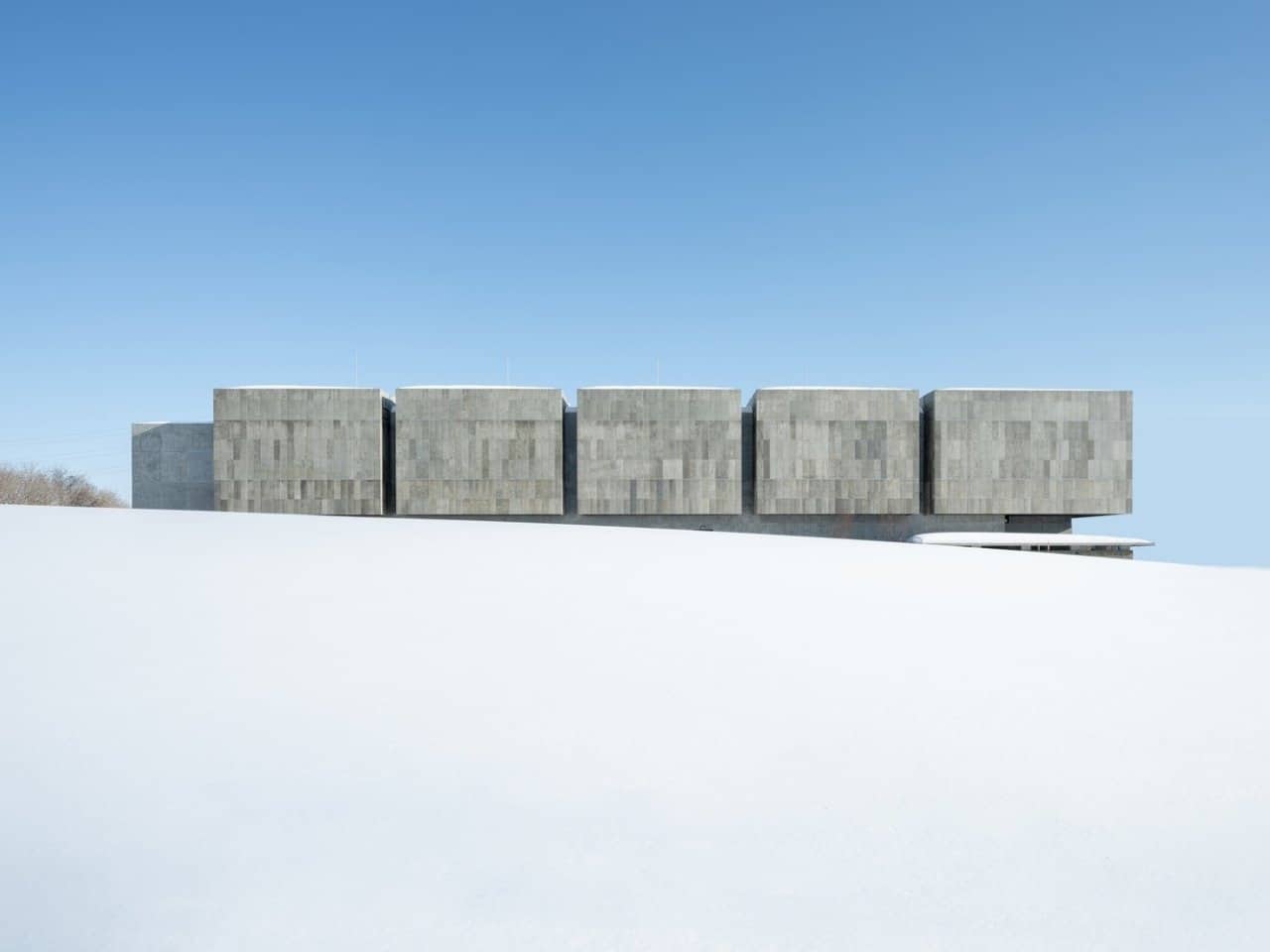 ZED ISHIKARI data center in Hokkaido, Japan during winter