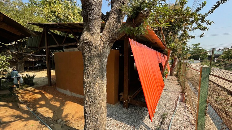 Entrance of Irrawaddy Flower Garden School for Burmese Migrants in Thailand