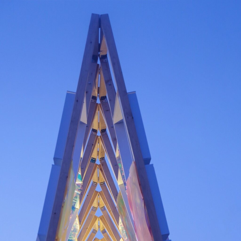 Hi Ladders High pavilion designed for children in a rural village in China