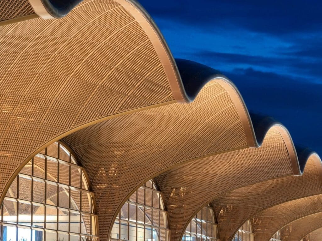 Techo International Airport in Cambodia featuring sustainable architecture that blends Cambodian heritage, nature, and innovation for a unique travel experience