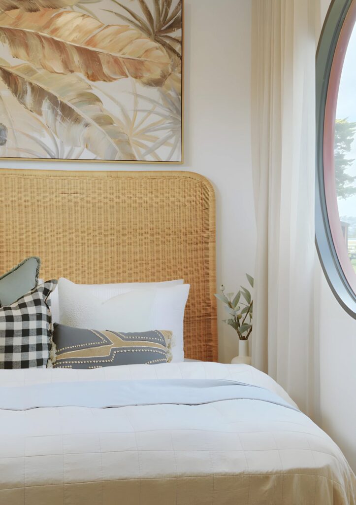 Central living area in Mark VI &ndash; VIC home featuring sofa, coffee table, and storage unit