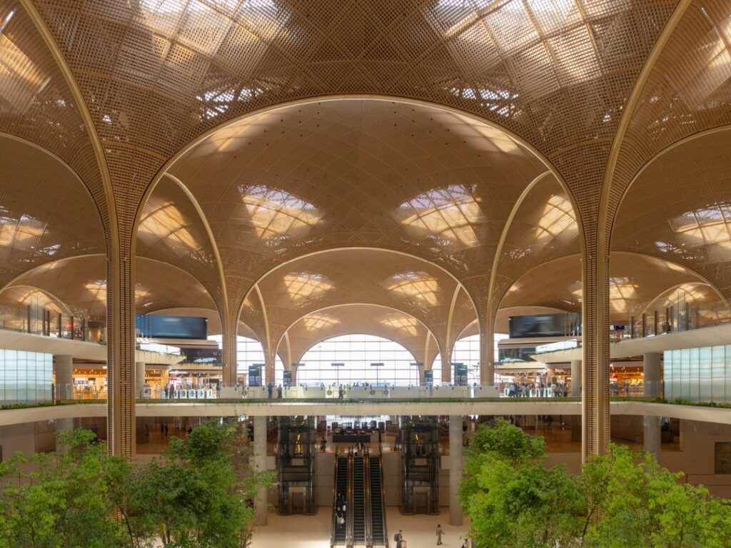 Techo International Airport in Cambodia featuring sustainable architecture that blends Cambodian heritage, nature, and innovation for a unique travel experience