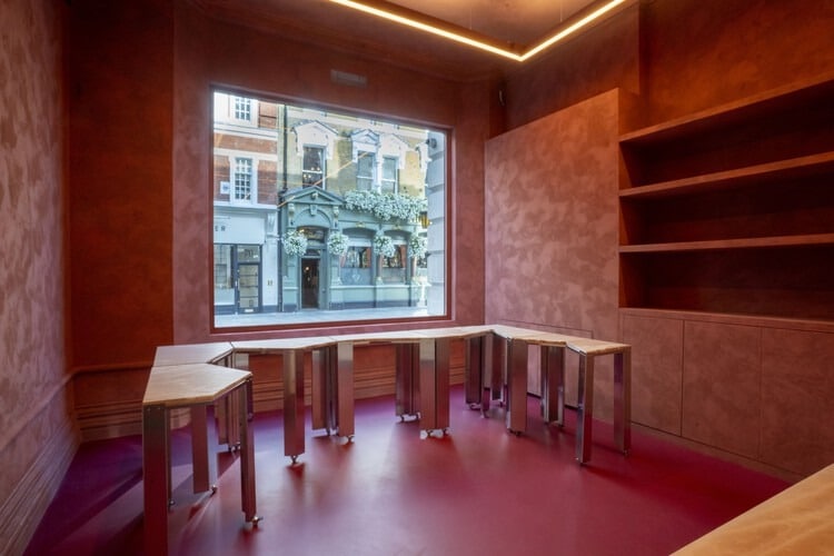 Exterior view of Ibraaz building showcasing modern architecture and cultural interaction