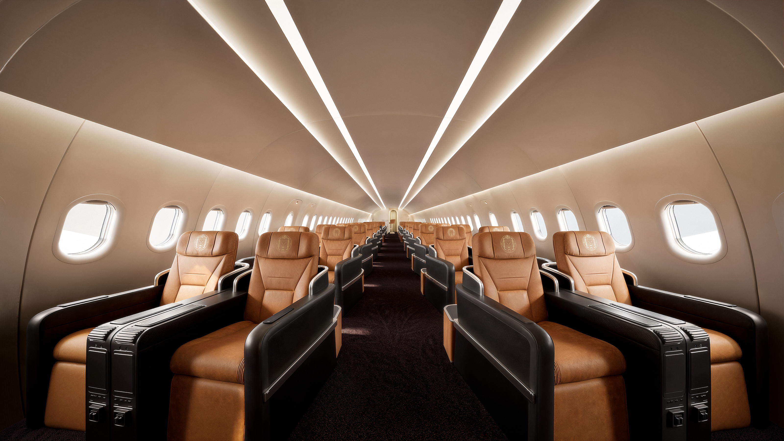 The main cabin aboard Magnifica Air