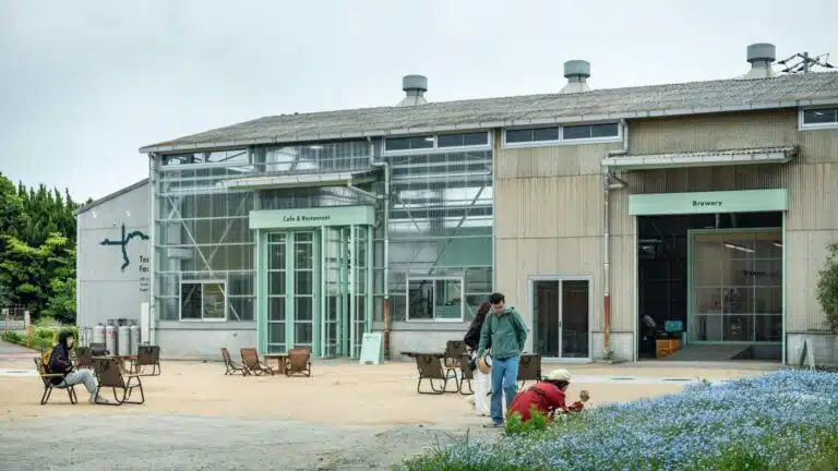 A former ironworks on Teshima Island reinterprets factory architecture