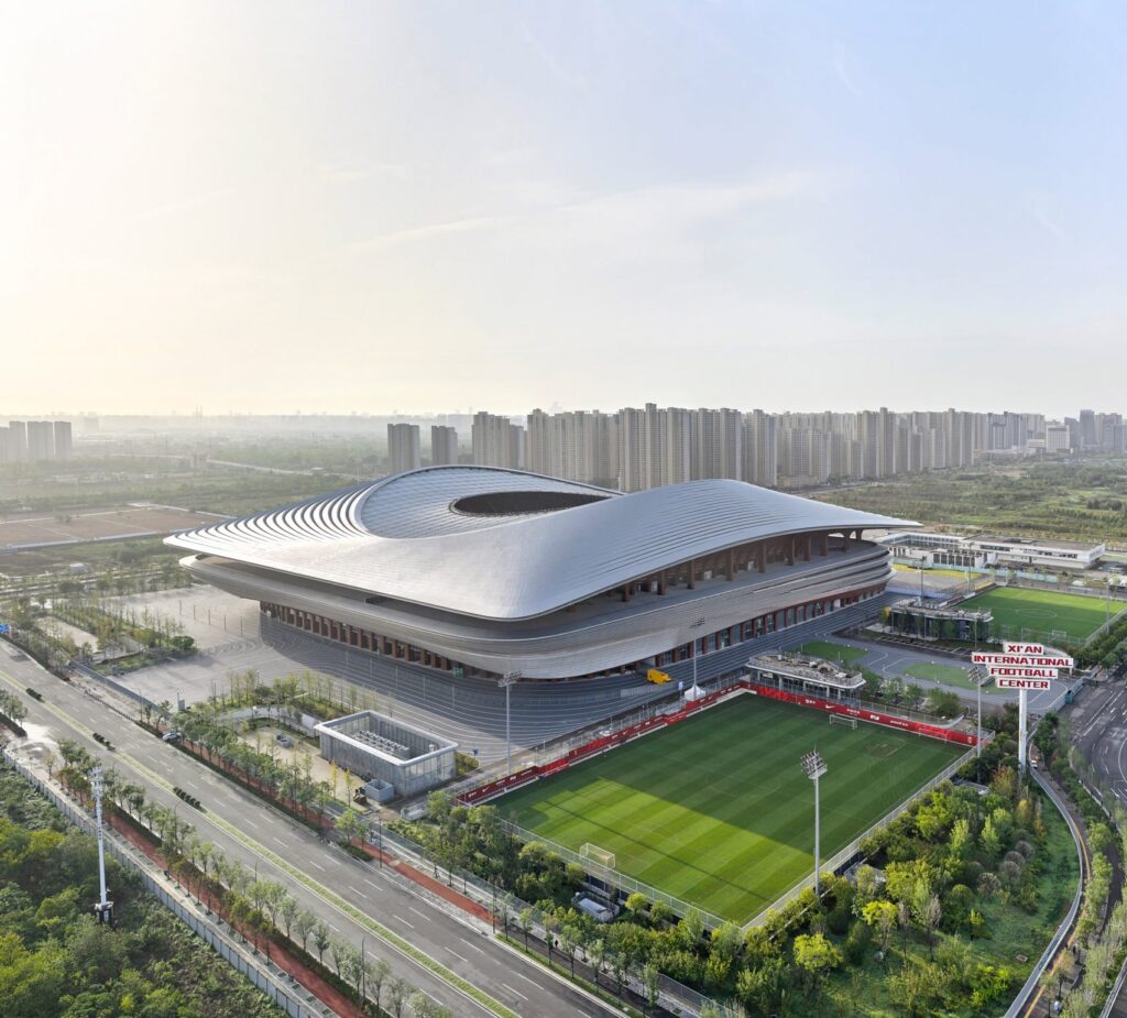 Xi’an International Football Centre by Zaha Hadid Architects