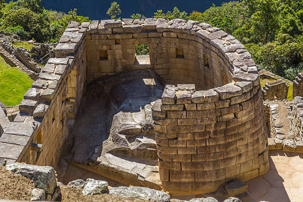 The Temple of the Sun at Machu Picchu is one of the most prominent religious symbols of the Inca.