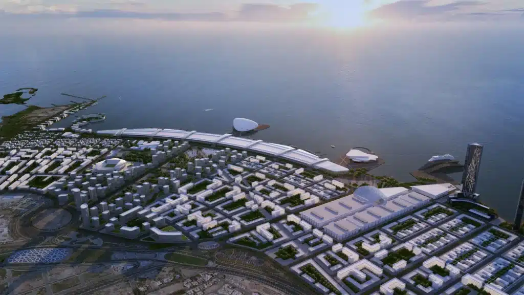 A metal façade interacts with shifting shadows and gives visitors a sense of motion