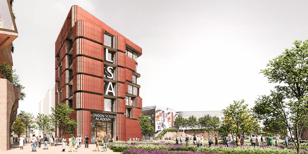 Spacious lobbies allow smooth movement of equipment and production teams