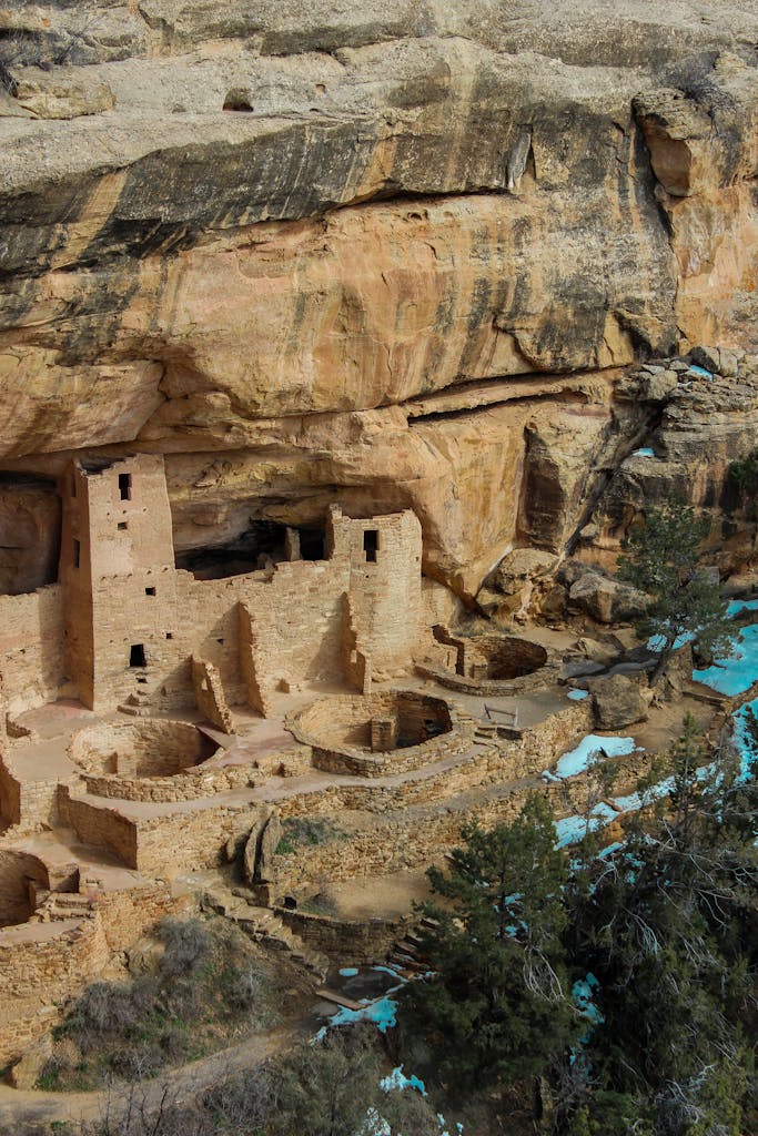 A breathtaking view of the ancient Cliff Palace in Mesa Verde, Colorado.