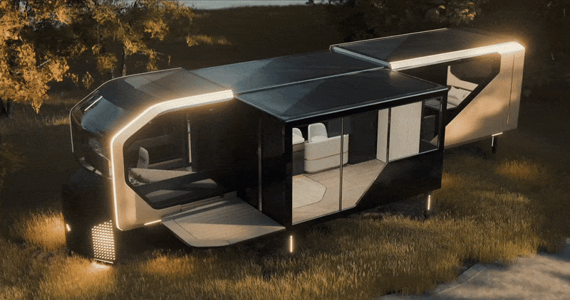 AI Transformer Home model for expandable and mobile smart housing