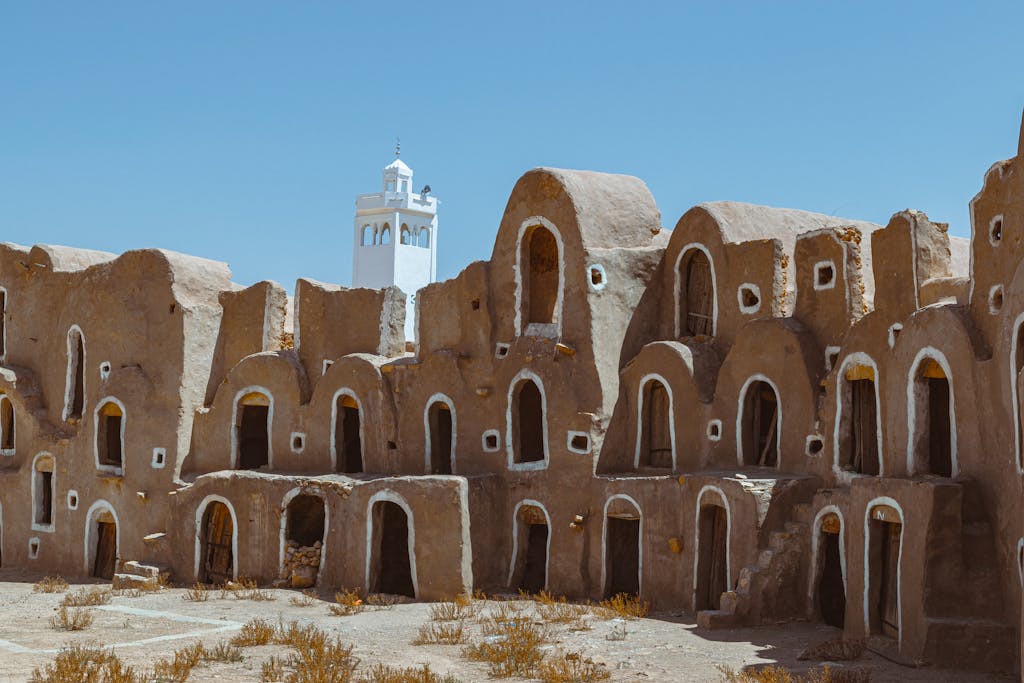 Explore traditional Berber architecture in the historical city of Tataouine, Tunisia.