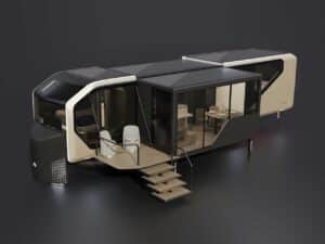 AI Transformer Home model for expandable and mobile smart housing