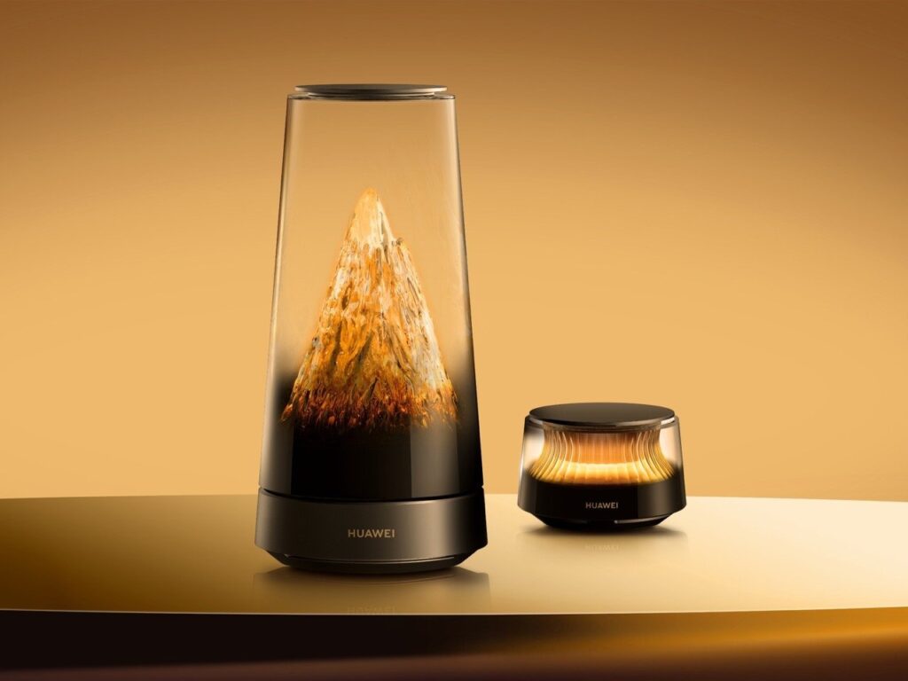 Exploration of Huawei X3 Pro router design integrating aesthetic, functional network features, Hybrid Mesh, Wi-Fi 7, and visual lighting inspired by entropy wall.