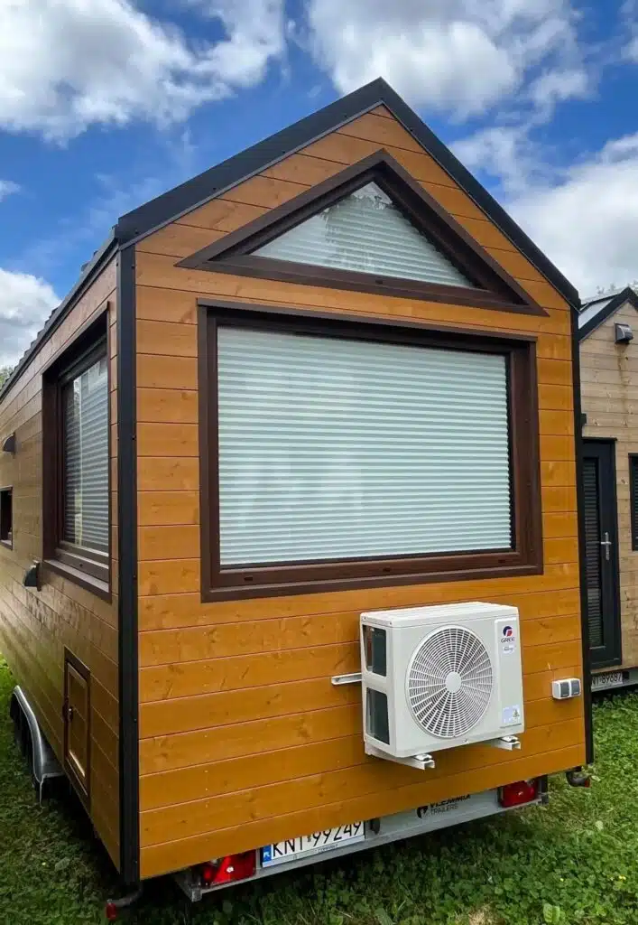 The Sofia tiny house featuring eco-friendly materials, smart space design, and modern minimalist architecture.